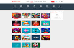 Image of Bovada Casino Home Page